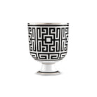 Ginori 1735 Labirinto Cachepot Vase, Black