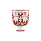 Ginori 1735 Labirinto Cachepot Vase, Scarlatto