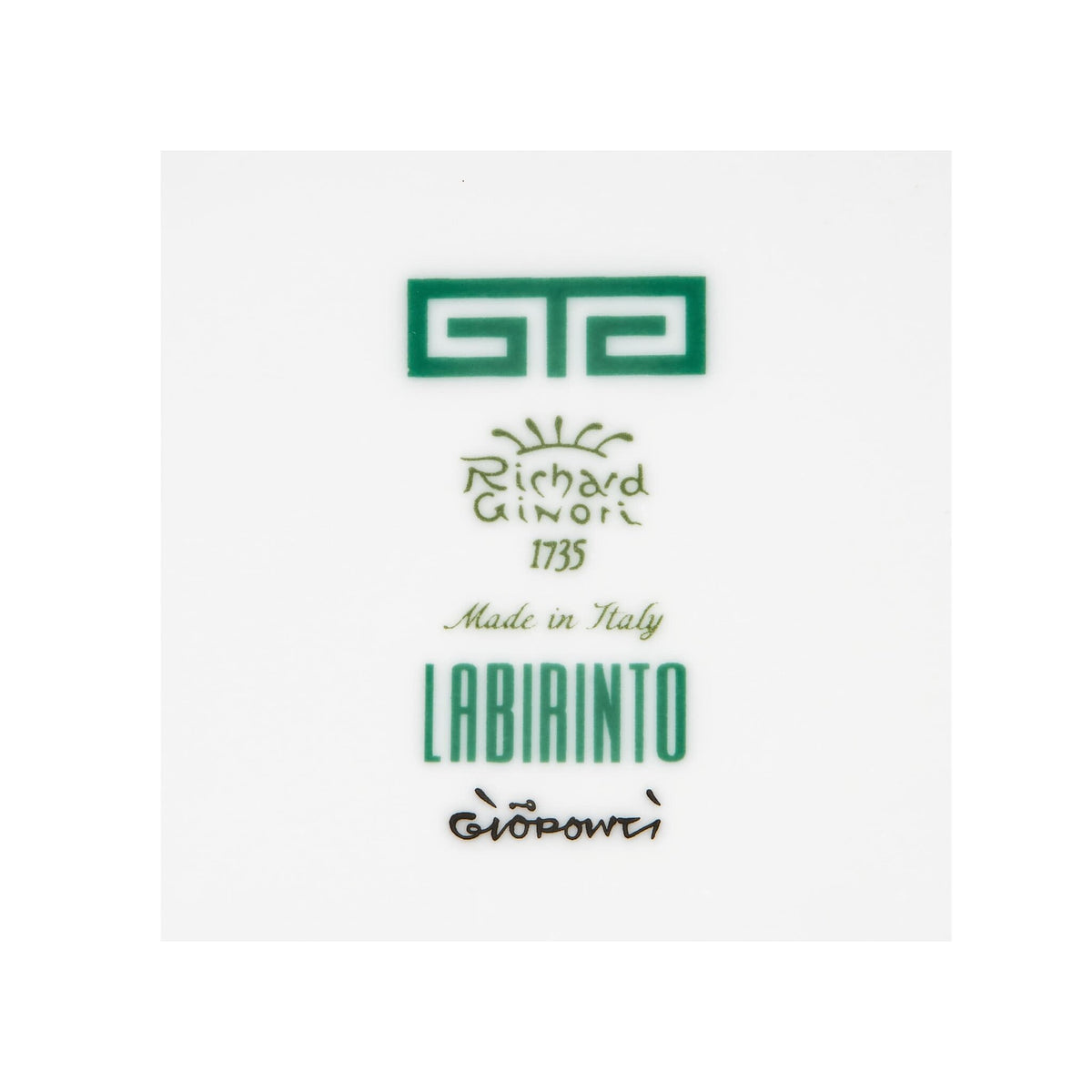 Ginori 1735 Labirinto Cachepot Vase, Smeraldo, view 3