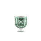 Ginori 1735 Labirinto Cachepot Vase, Smeraldo