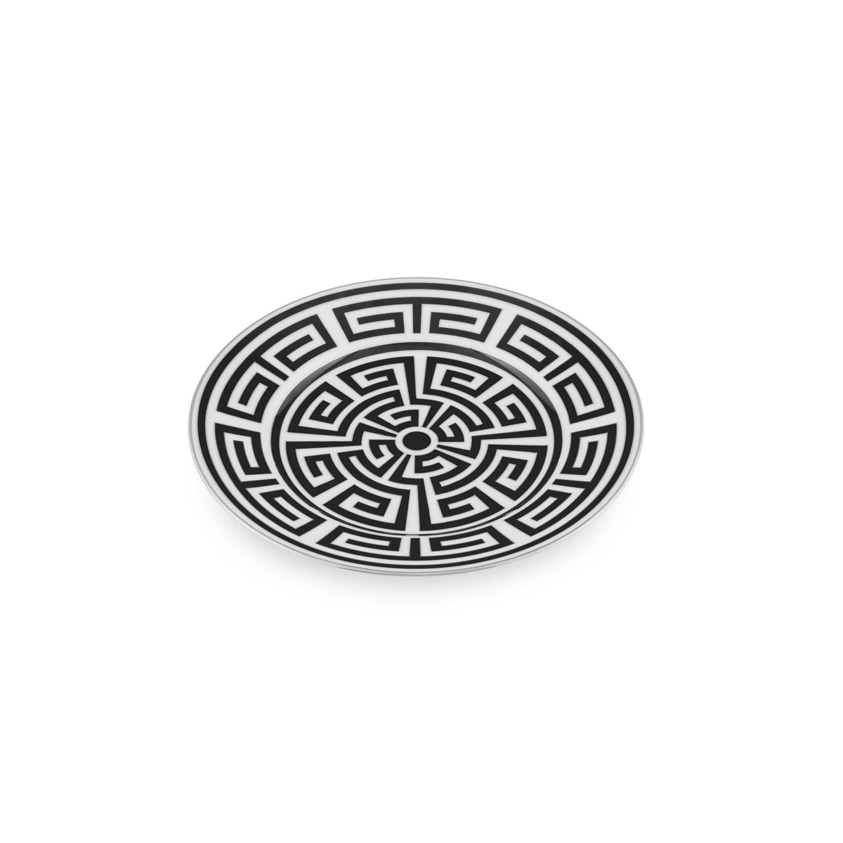 Ginori 1735 Labirinto Dessert Plate, Black, view 2