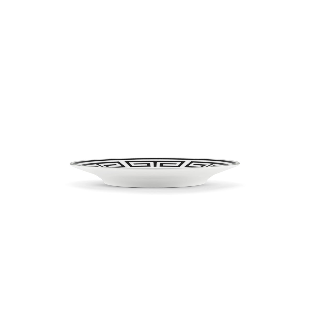 Ginori 1735 Labirinto Dessert Plate, Black, view 4