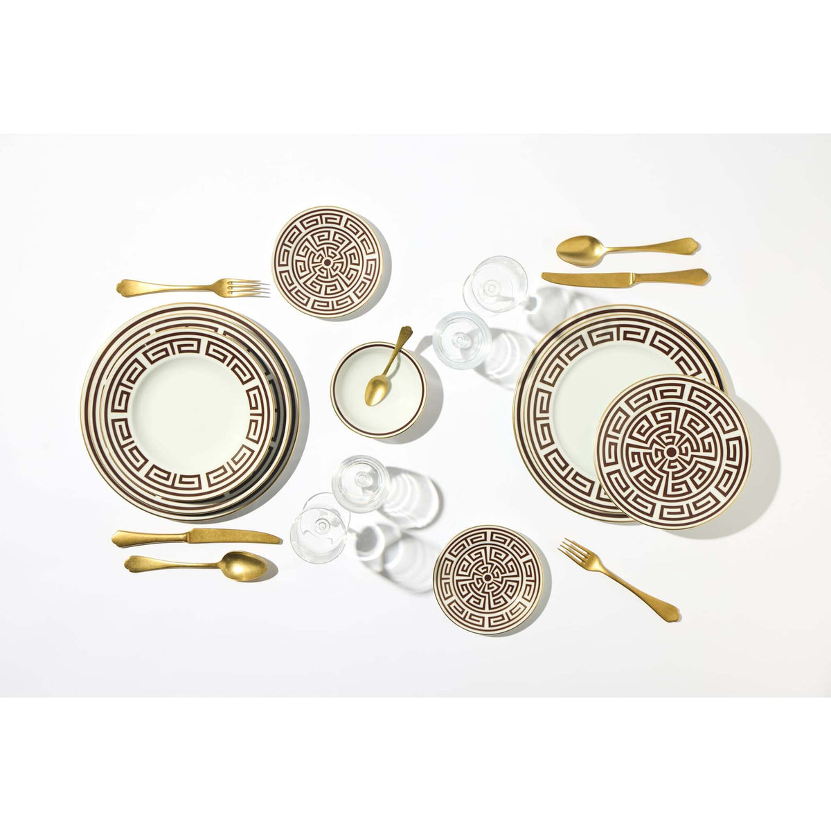 Ginori 1735 Labirinto Dessert Plate, Ebano, view 7