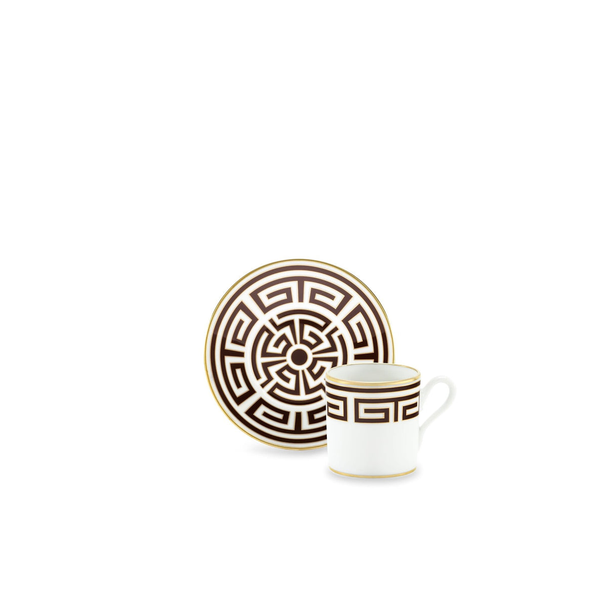 Ginori 1735 Labirinto Espresso Cup, Ebano, view 3