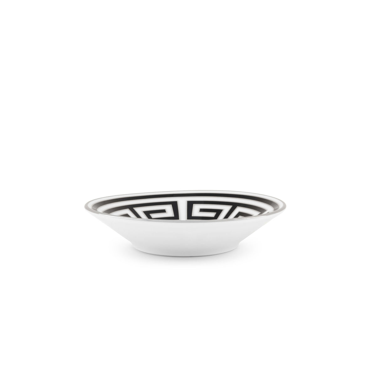 Ginori 1735 Labirinto Espresso Saucer, Black, view 4