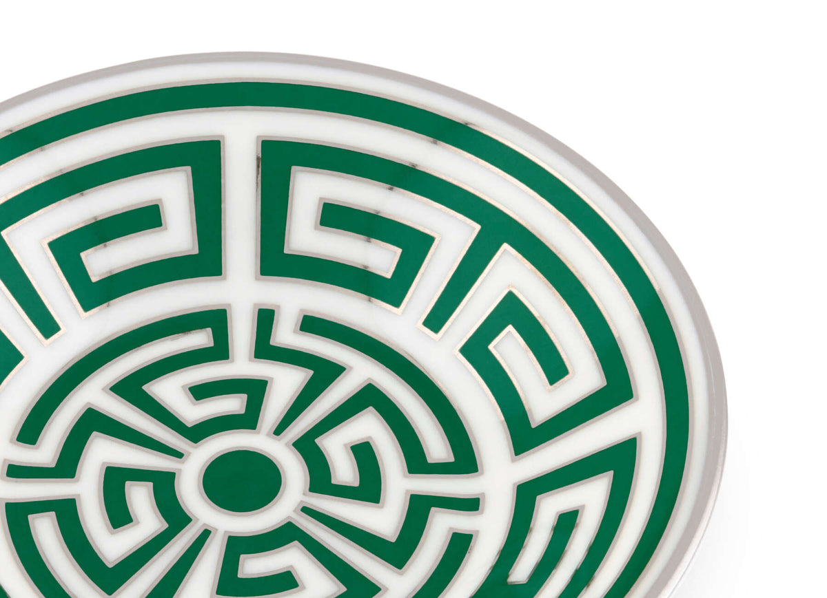 Ginori 1735 Labirinto Espresso Saucer, Smeraldo, view 3
