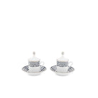 Ginori 1735 Labirinto Espresso Set for Two, Zaffiro