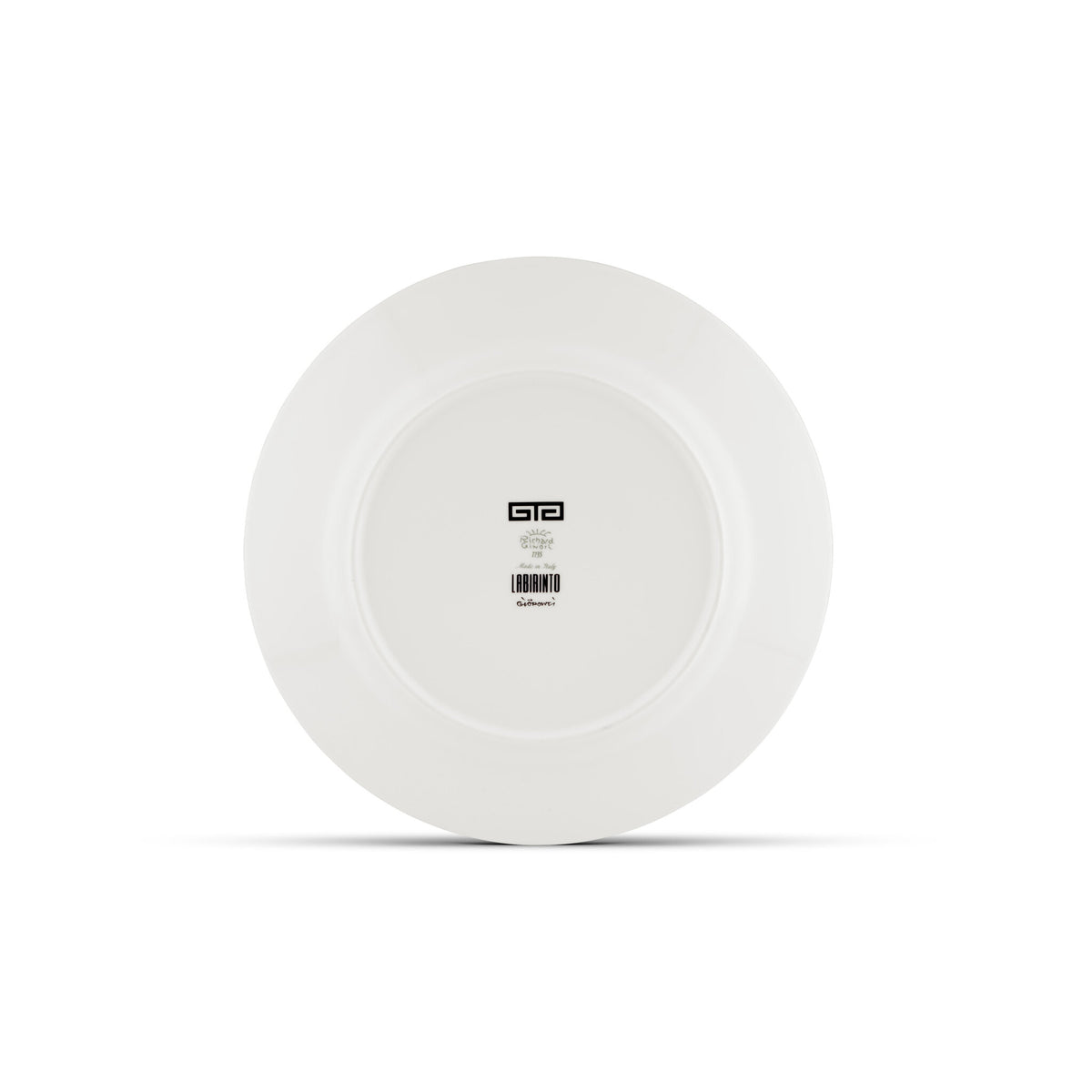 Ginori 1735 Labirinto Flat Plate, Black, view 5