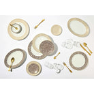 Ginori 1735 Labirinto Flat Plate, Ebano, view 6