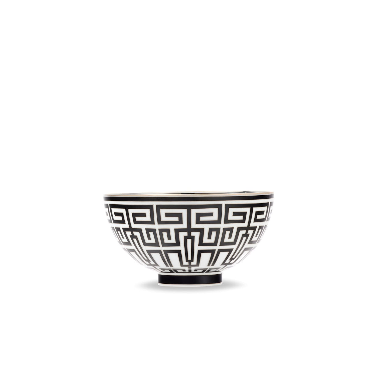 Ginori 1735 Labirinto Gio Ponti Bowl, Black, view 2
