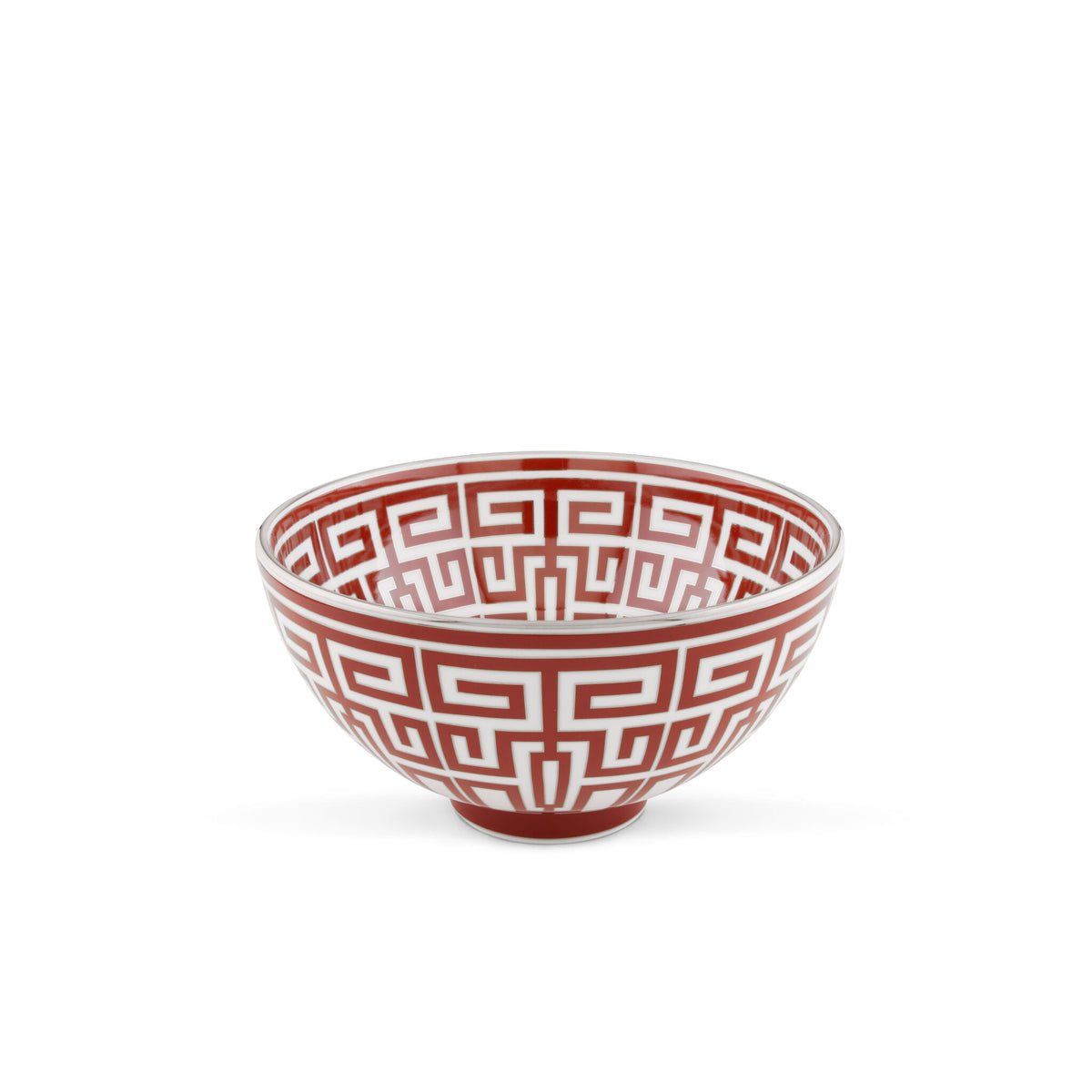 Ginori 1735 Labirinto Gio Ponti Bowl, Scarlatto