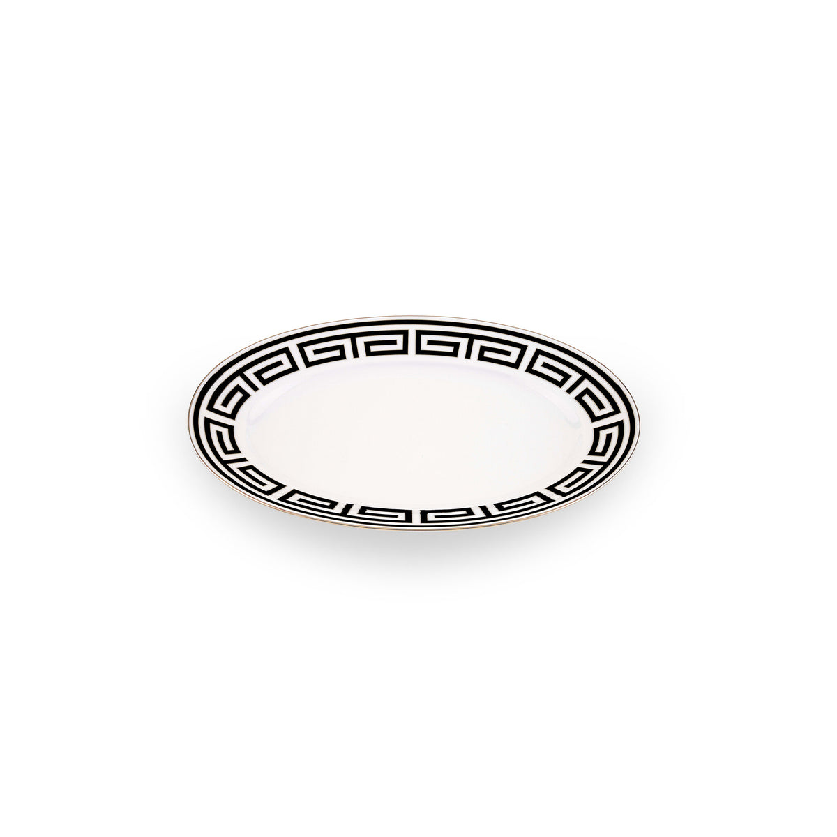 Ginori 1735 Labirinto Large Oval Platter, Black, view 2
