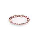 Ginori 1735 Labirinto Large Oval Platter, Scarlatto, view 2