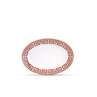 Ginori 1735 Labirinto Large Oval Platter, Scarlatto