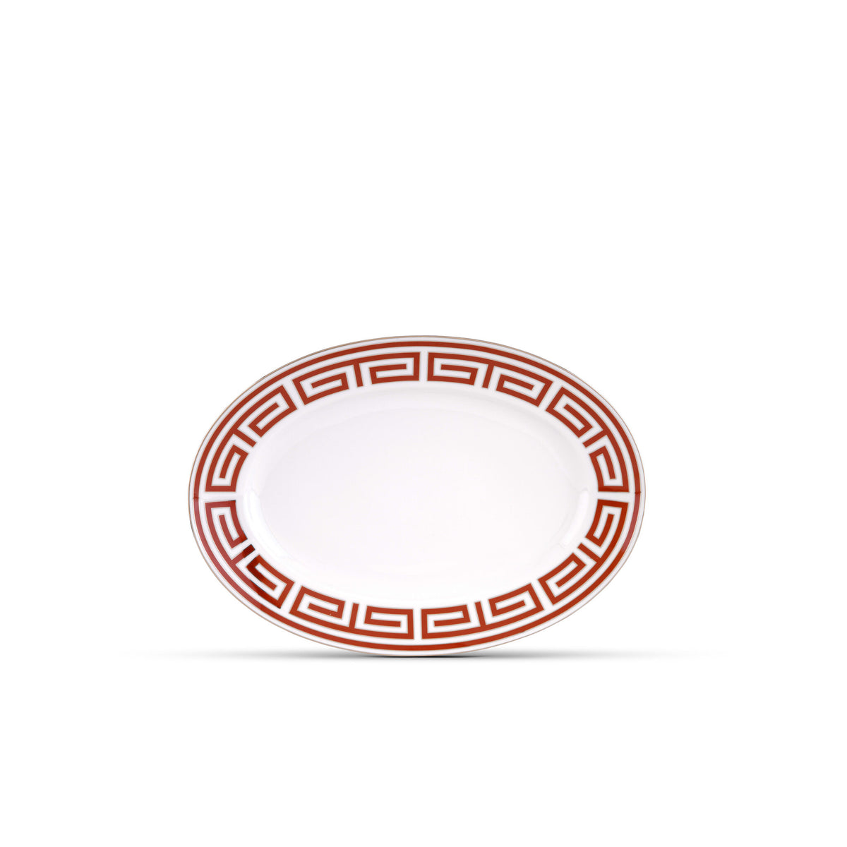 Ginori 1735 Labirinto Large Oval Platter, Scarlatto