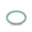 Ginori 1735 Labirinto Large Oval Platter, Smeraldo