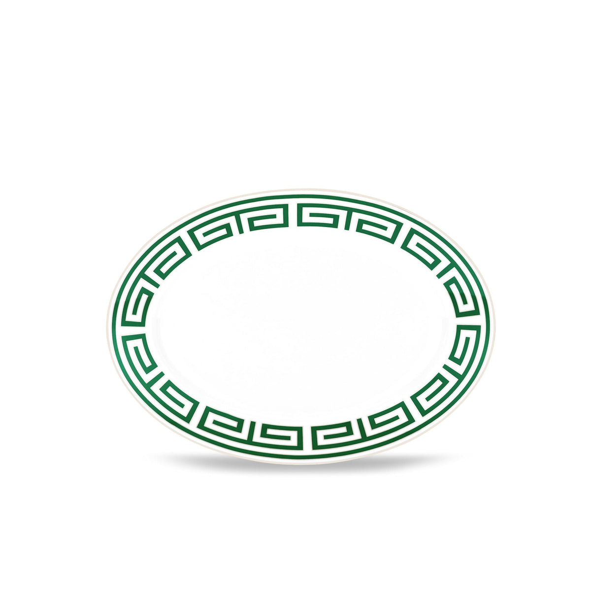 Ginori 1735 Labirinto Large Oval Platter, Smeraldo