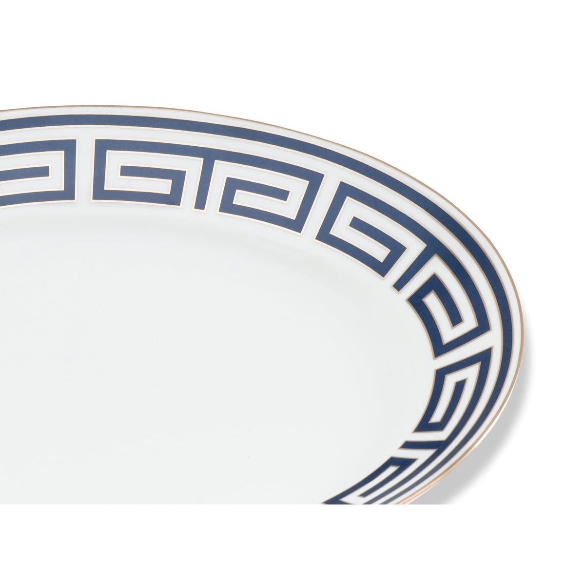 Ginori 1735 Labirinto Large Oval Platter, Zaffiro, view 4