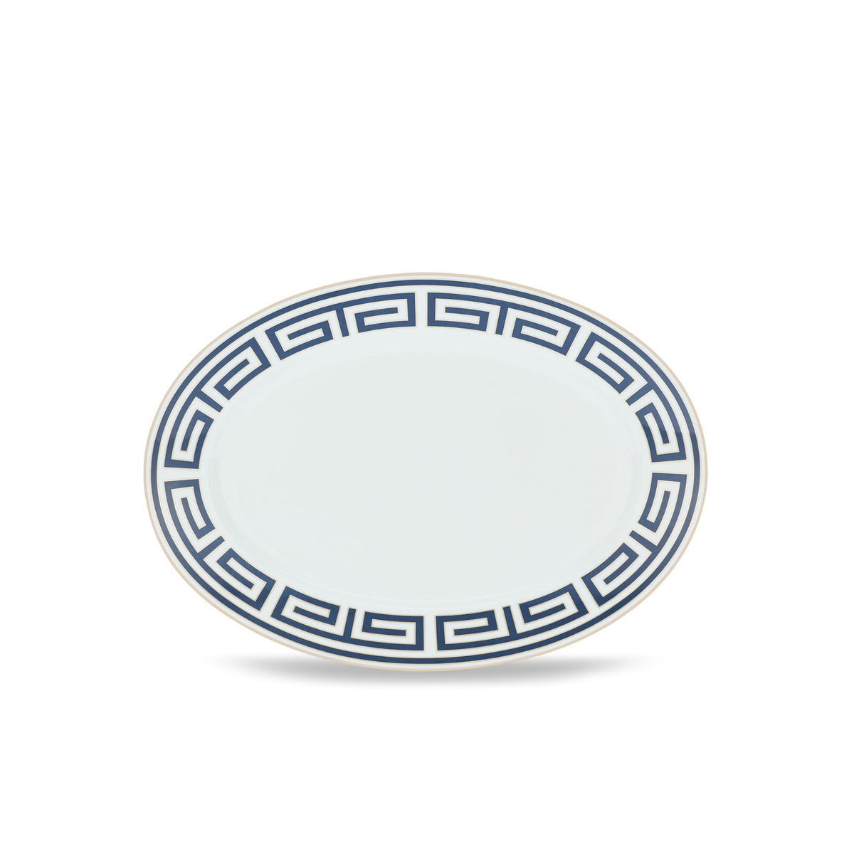 Ginori 1735 Labirinto Large Oval Platter, Zaffiro