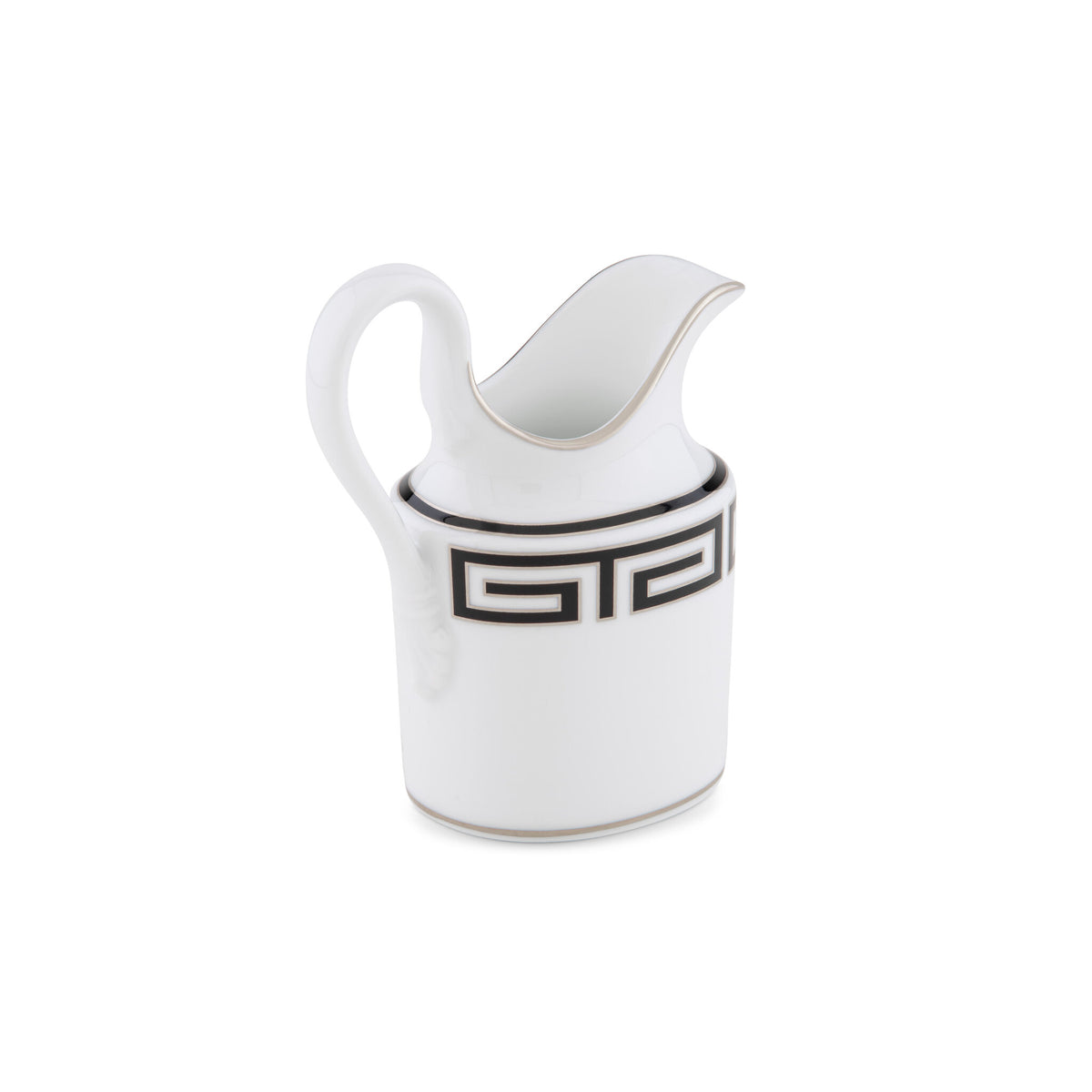 Ginori 1735 Labirinto Milk Pitcher, Black, view 2