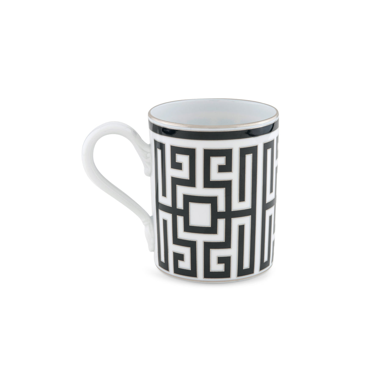 Ginori 1735 Labirinto Mug, Black, view 3