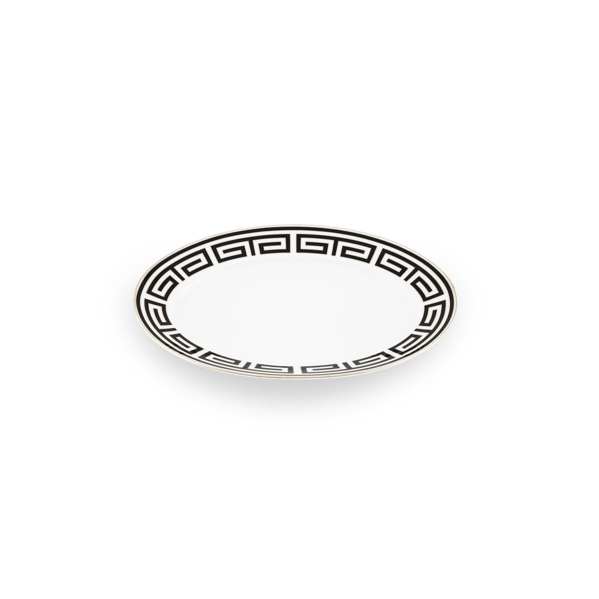 Ginori 1735 Labirinto Oval Platter, Black, view 2