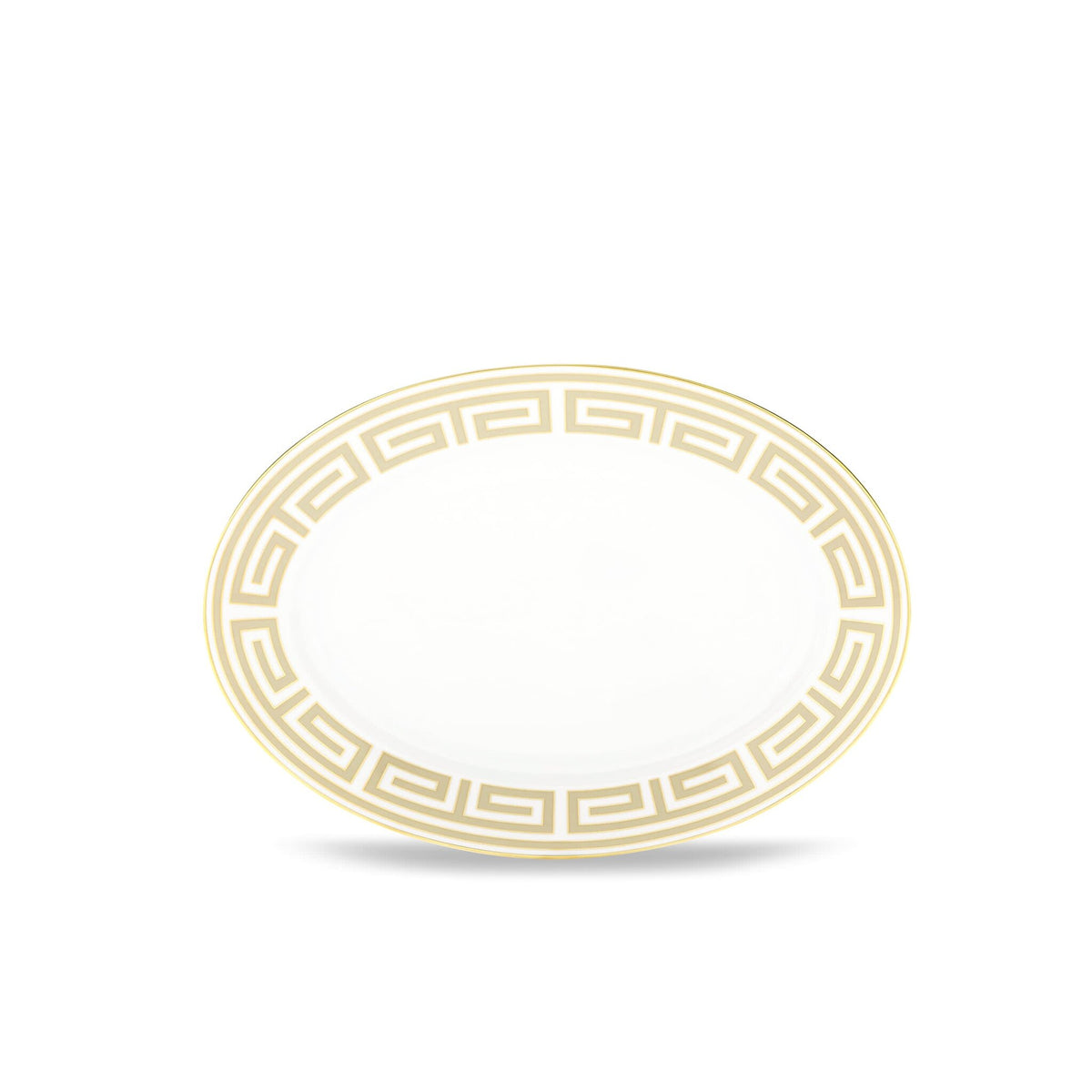 Ginori 1735 Labirinto Oval Platter, Cachemire