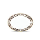 Ginori 1735 Labirinto Oval Platter, Ebano