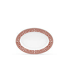 Ginori 1735 Labirinto Oval Platter, Scarlatto