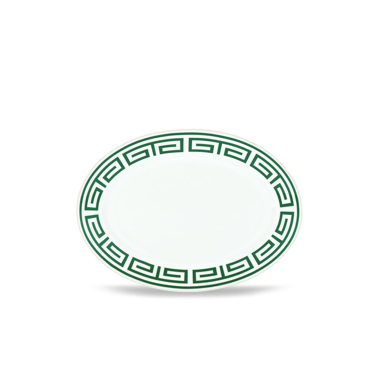 Ginori 1735 Labirinto Oval Platter, Smeraldo