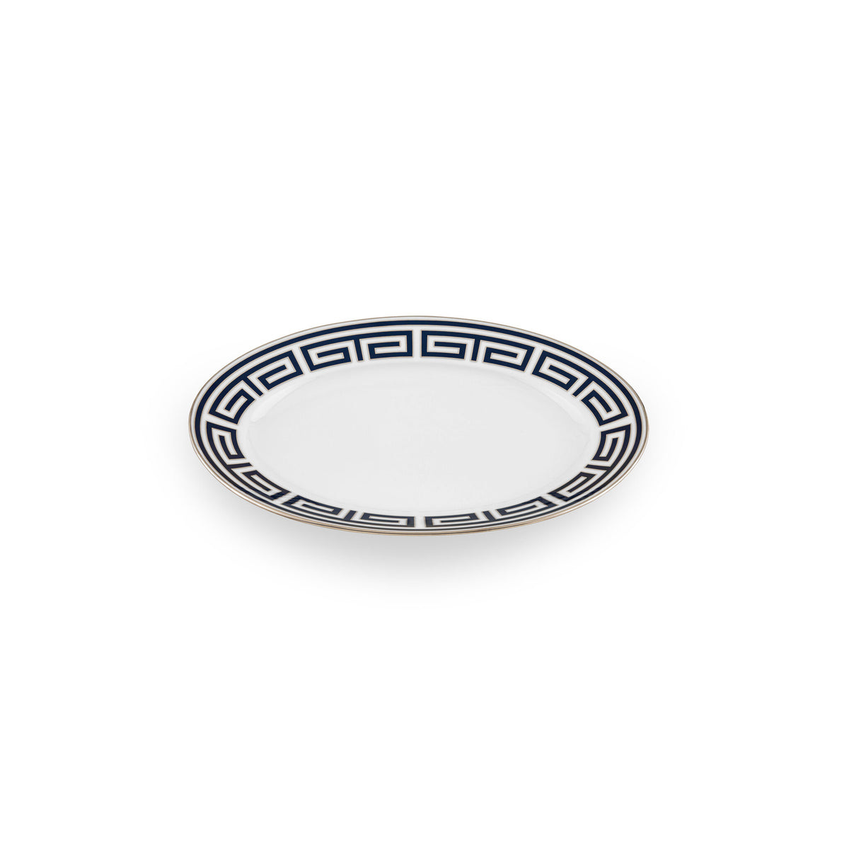 Ginori 1735 Labirinto Oval Platter, Zaffiro, view 2