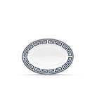 Ginori 1735 Labirinto Oval Platter, Zaffiro