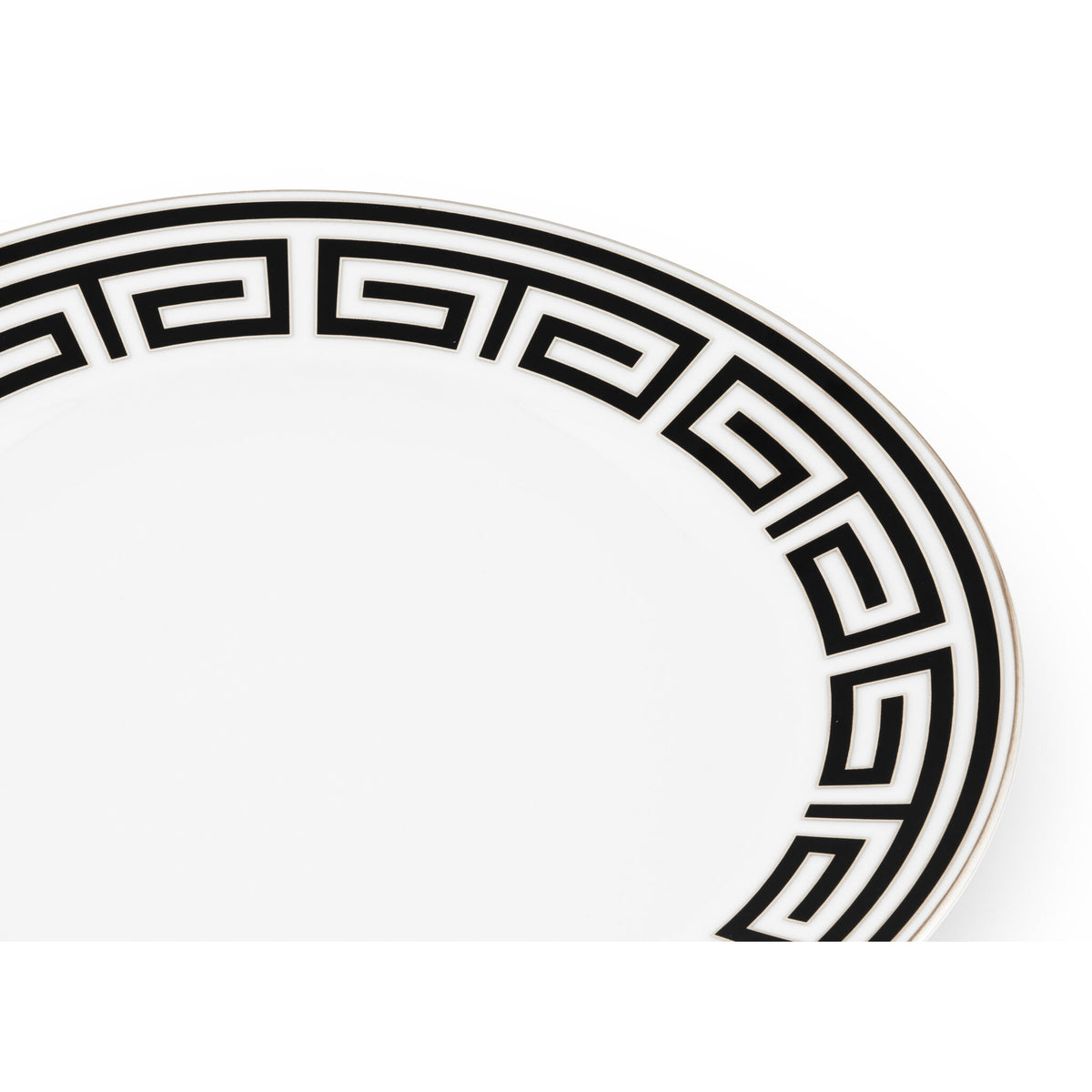 Ginori 1735 Labirinto Round Platter, Black, view 3