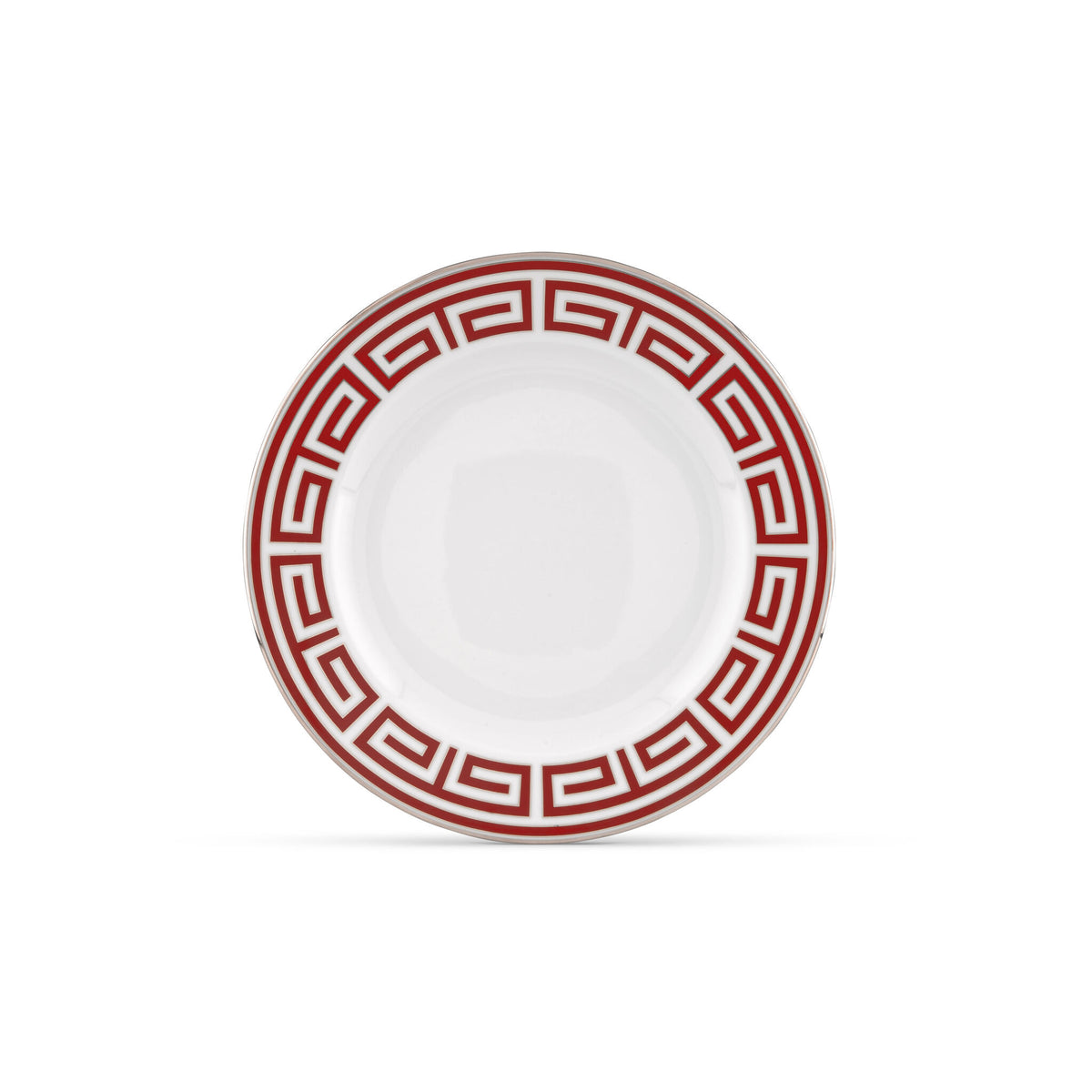 Ginori 1735 Labirinto Round Platter, Scarlatto