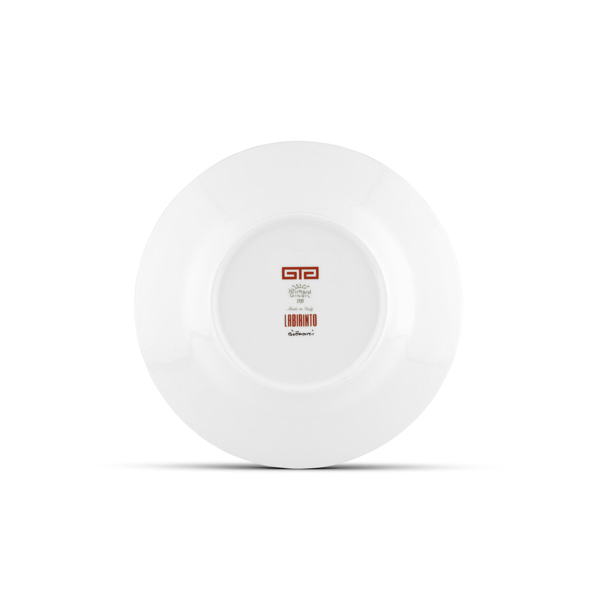 Ginori 1735 Labirinto Soup Plate, Scarlatto, view 5