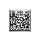 Ginori 1735 Labirinto Square Centerpiece, Black