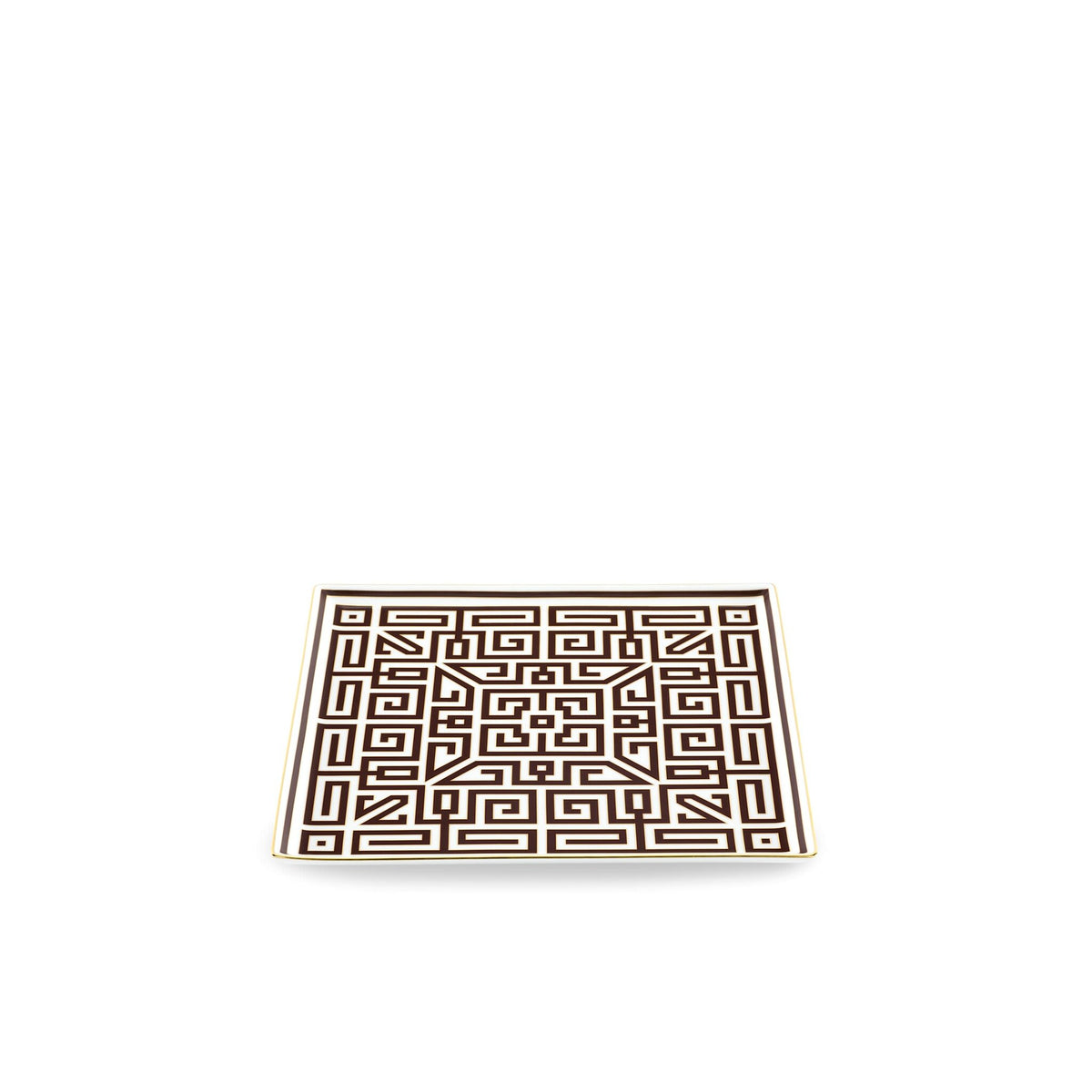 Ginori 1735 Labirinto Square Centerpiece, Ebano, view 2