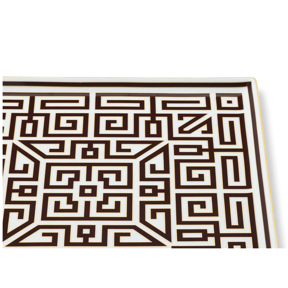 Ginori 1735 Labirinto Square Centerpiece, Ebano, view 4