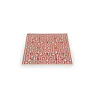 Ginori 1735 Labirinto Square Centerpiece, Scarlatto, view 2