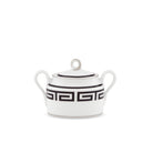 Ginori 1735 Labirinto Sugar Bowl, Black