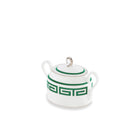 Ginori 1735 Labirinto Sugar Bowl, Smeraldo, view 2