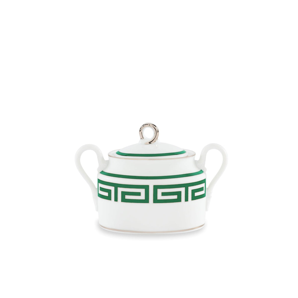 Ginori 1735 Labirinto Sugar Bowl, Smeraldo