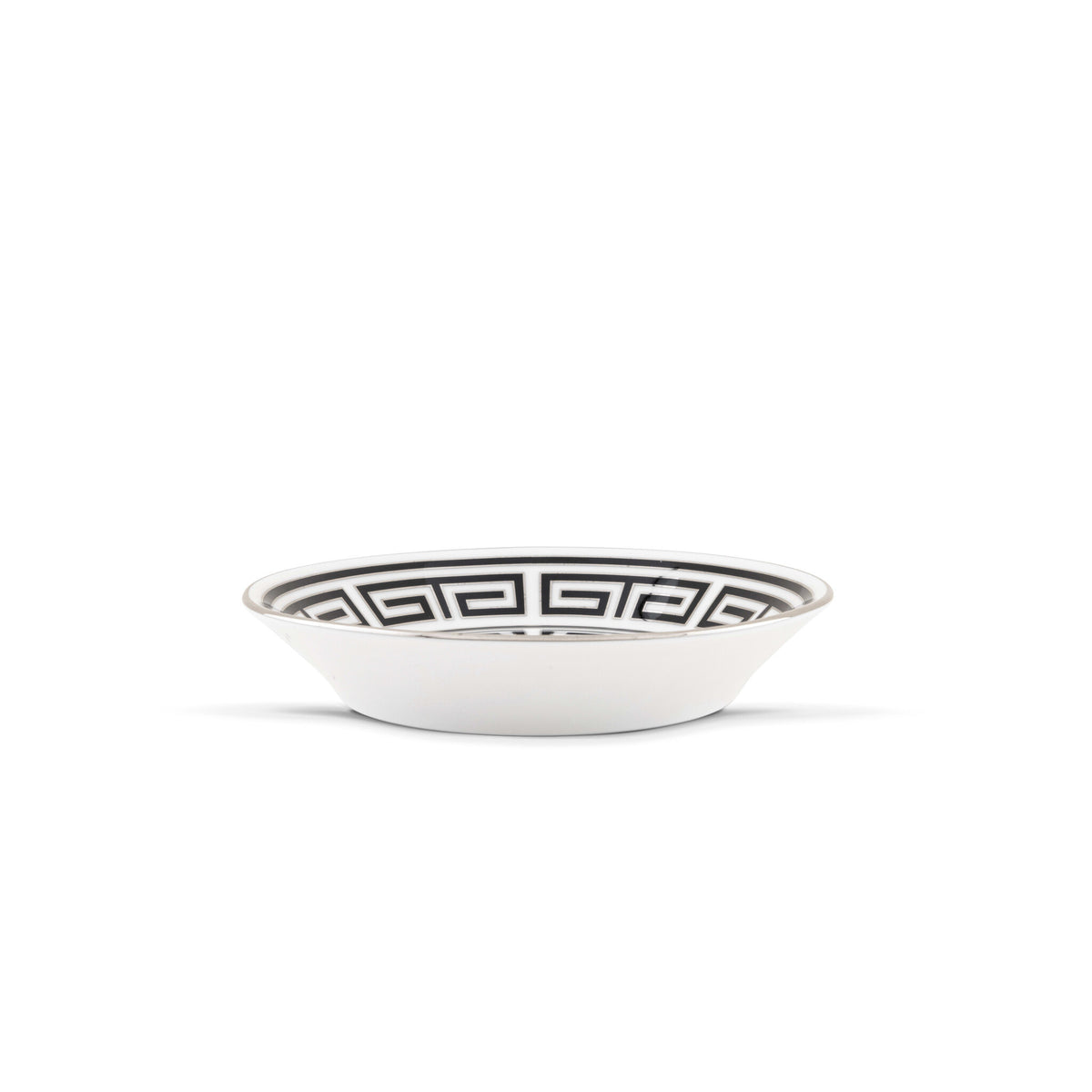 Ginori 1735 Labirinto Tea Saucer, Black, view 4