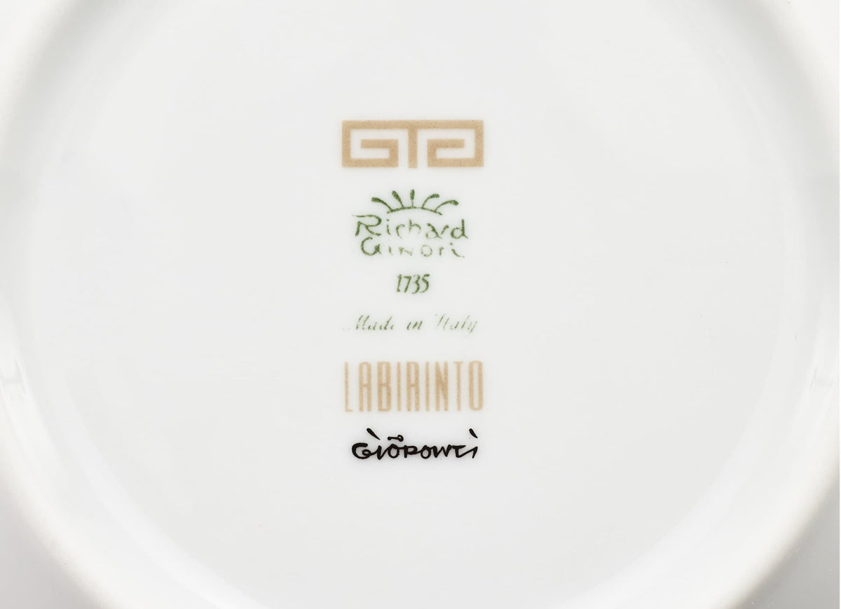 Ginori 1735 Labirinto Tea Saucer, Cachemire, view 5