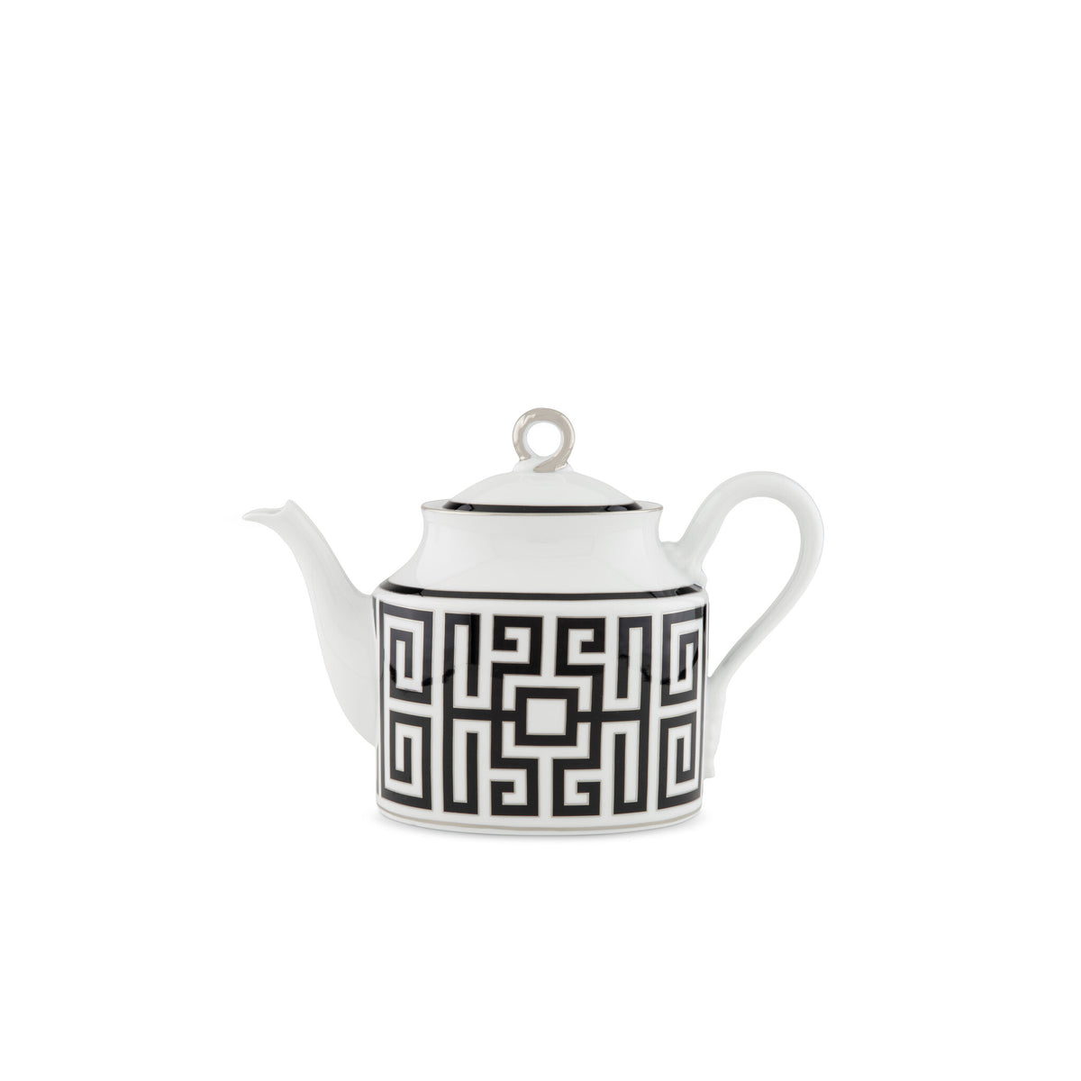 Ginori 1735 Labirinto Teapot, Black