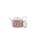 Ginori 1735 Labirinto Teapot, Scarlatto, view 3