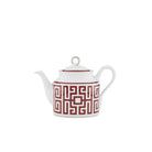 Ginori 1735 Labirinto Teapot, Scarlatto