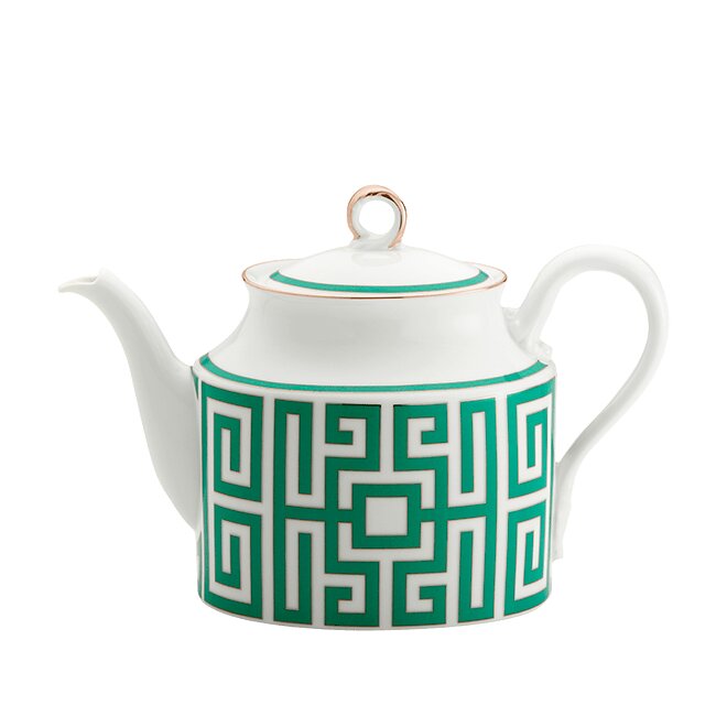 Ginori 1735 Labirinto Teapot, Smeraldo