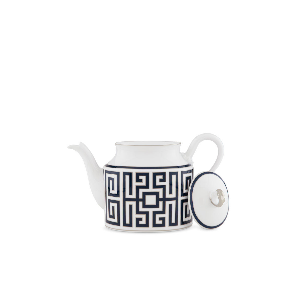 Ginori 1735 Labirinto Teapot, Zaffiro, view 3
