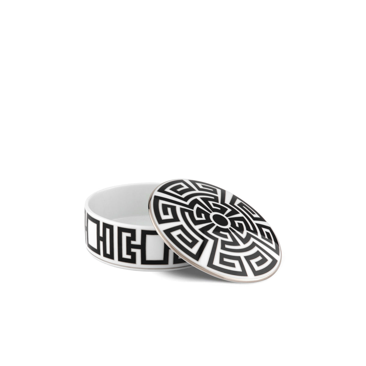 Ginori 1735 Labirinto Trinket Box, Black, view 2